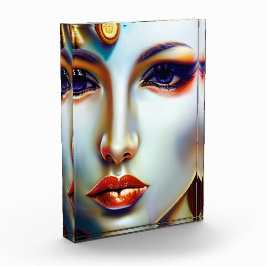 Bloque Para Fotos Reina dorada de la belleza mística