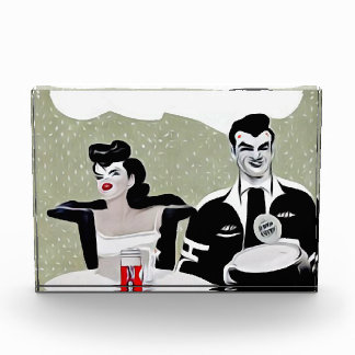 Bloque Para Fotos Restaurante Retro Waiter