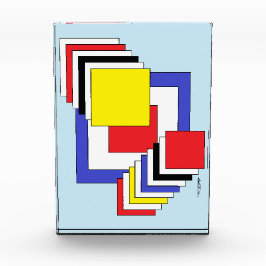 Bloque Para Fotos Resumen de cuadrados