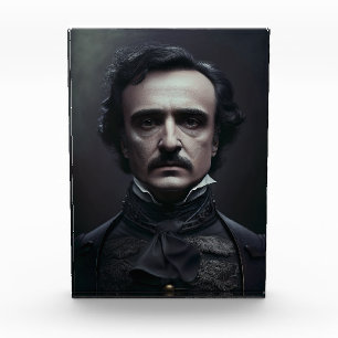 Bloque Para Fotos Retrato de Edgar Allan Poe Photo Block