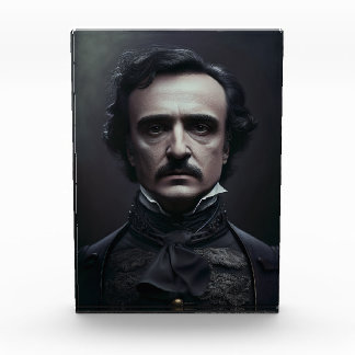 Bloque Para Fotos Retrato de Edgar Allan Poe Photo Block
