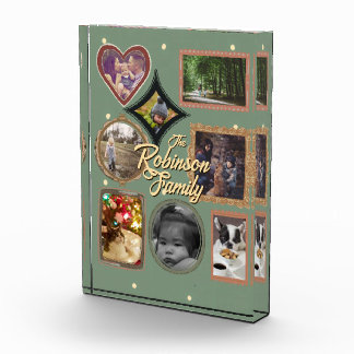 Bloque Para Fotos Retro Family 8 Photo Collage CUSTOM