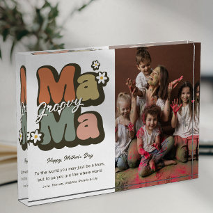 Bloque Para Fotos Retro Hippie Mama Mothers Day