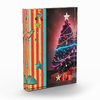 Bloque Para Fotos Retro Neon Christmas 