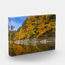 Bloque Para Fotos Río azul en otoño