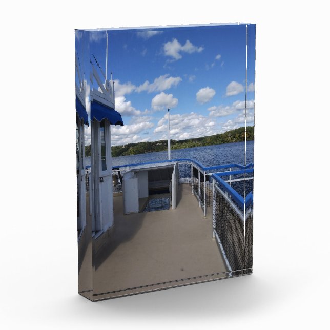 Bloque Para Fotos Río Connecticut desde Riverboat (Izquierda)