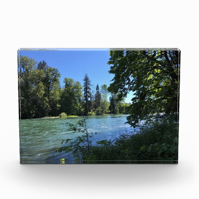 Bloque Para Fotos Río Willamette (Anverso)