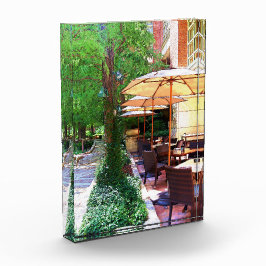 Bloque Para Fotos Riverwalk Cafe Acrylic Block