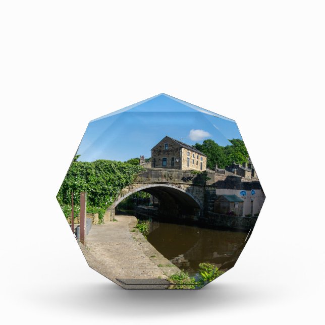 Bloque Para Fotos Rochdale Canal, Luddendenfoot (Anverso)