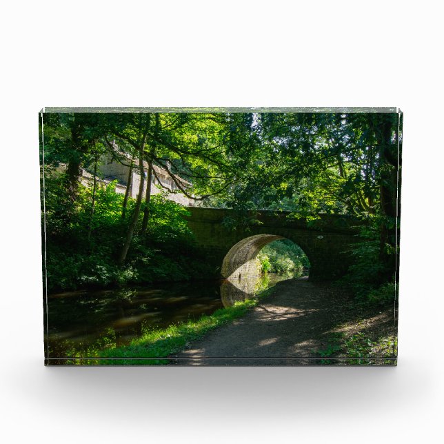 Bloque Para Fotos Rochdale Canal, Sowerby Bridge (Anverso)