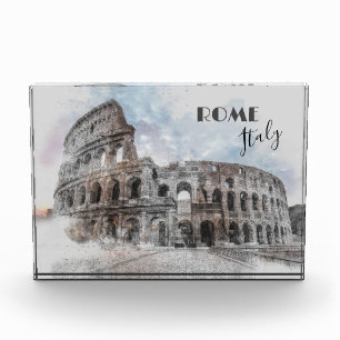 Bloque Para Fotos Roma Italia Colosseum Viaje Arte Vintage