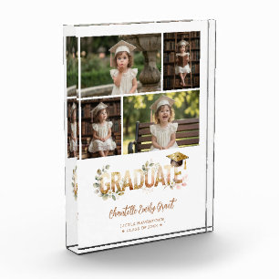 Bloque Para Fotos Romantic Botanical 5 Photo Graduation Keepsake
