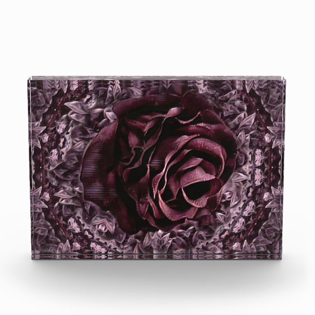 Bloque Para Fotos Rosa Mandala (Anverso)
