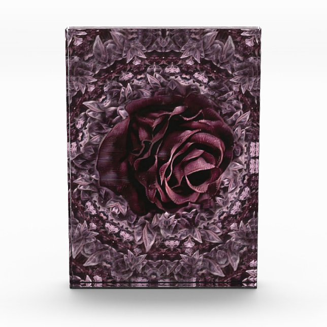 Bloque Para Fotos Rosa Mandala (Anverso)