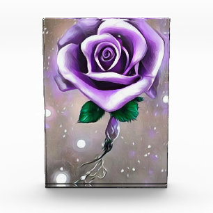 Bloque Para Fotos Rosa Púrpura Única