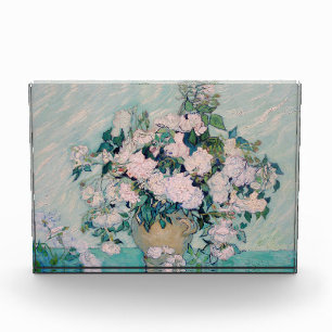 Bloque Para Fotos Rosas Blancas-1890-Vincent van Gogh