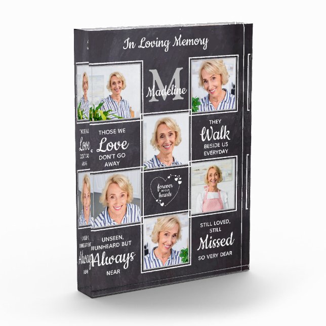 Bloque Para Fotos Rústico En Amar La Solidaridad Con La Memoria (Izquierda)