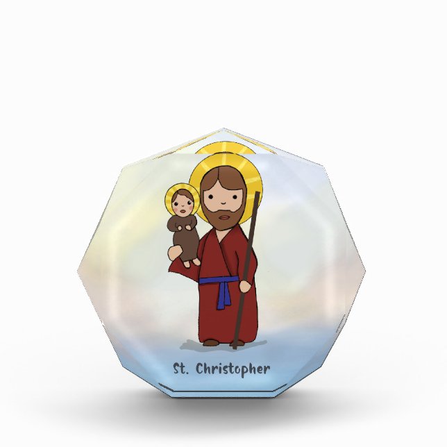 Bloque Para Fotos Saint Christopher Feast Day (Anverso)