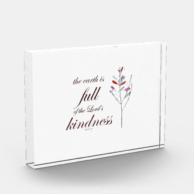 Bloque Para Fotos Salmo 33 (Izquierda)