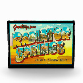 Bloque Para Fotos Saludos desde Radiator Springs Arizona