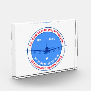 Bloque Para Fotos San Francisco, Estados Unidos, Personalizable Stun