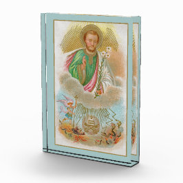 Bloque Para Fotos San José de una "tarjeta de peregrinación" (B 01)