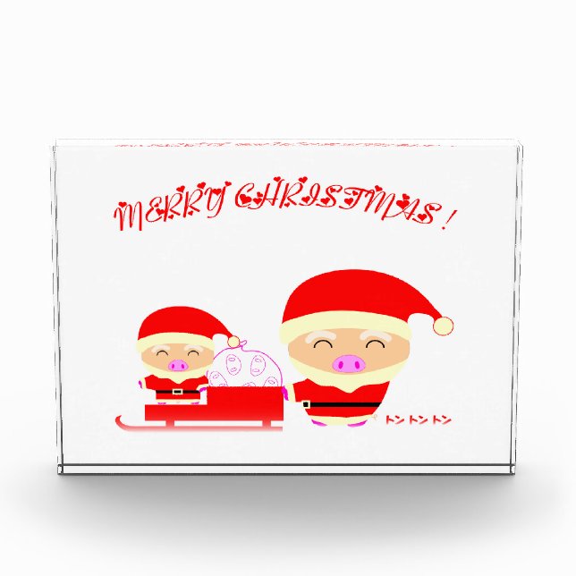 Bloque Para Fotos Santa Claus (Anverso)
