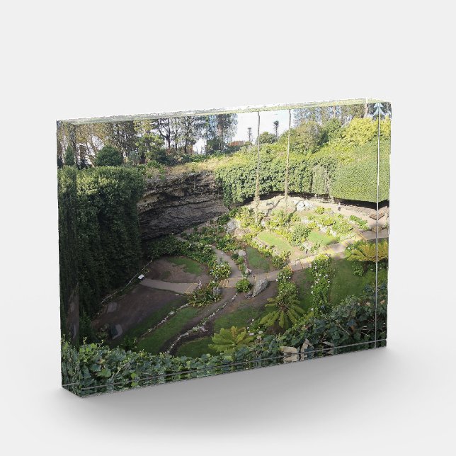 Bloque Para Fotos Santuario oculto Umpherston Sinkhole (Izquierda)