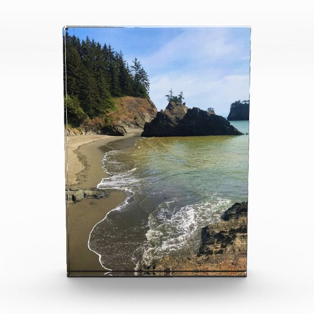 Bloque Para Fotos Secret Beach, Samuel H. Boardman, Oregon (Anverso)