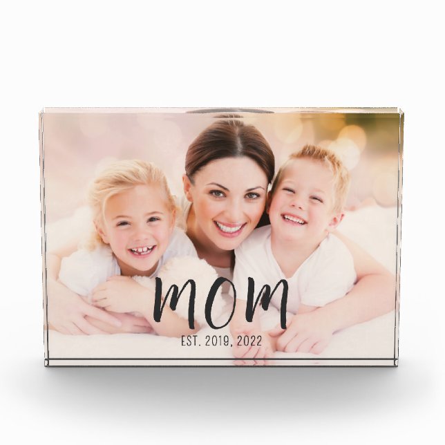 Bloque Para Fotos Secuencia moderna establecida de mamá personalizad (Anverso)