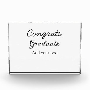 Bloque Para Fotos Sencillas felicitaciones mínimas graduación añadir