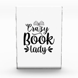 Bloque Para Fotos Señora leyendo arte libro loco