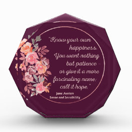 Bloque Para Fotos Sense And Sensibility Quote I - Cute Style