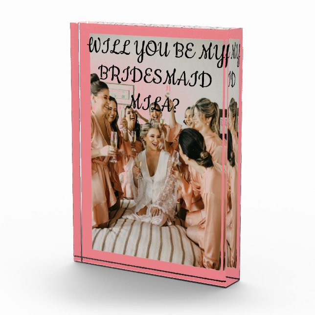 BLOQUE PARA FOTOS SERÁ MI INVITACIÓN DE PROPUESTA DE BRIDESMAID (Derecha)
