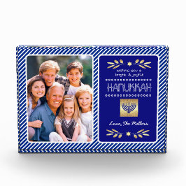 Bloque Para Fotos Shine & Bright Hanukkah Personalizado