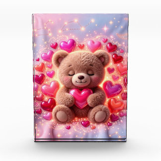 Bloque Para Fotos Shiny Teddy Love Photo Block 💖Photo Block