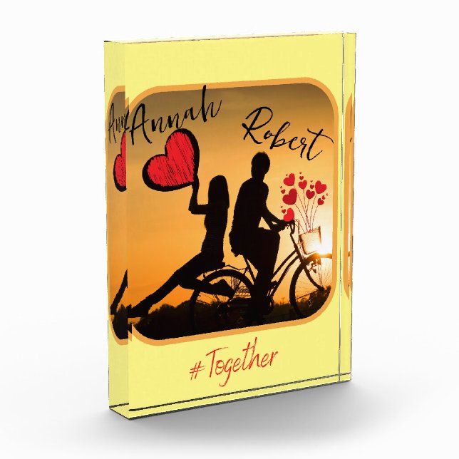 Bloque Para Fotos Siempre amor romántico (Izquierda)