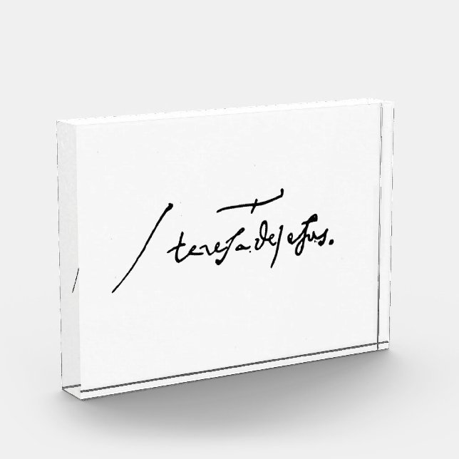 Bloque Para Fotos Signature by St. Theresa of Avila Heilige Theresa (Izquierda)