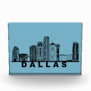 Bloque Para Fotos Silueta del horizonte de Dallas