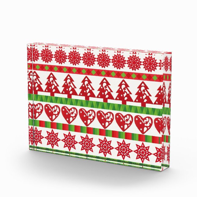 Bloque Para Fotos Símbolos navidades (Derecha)