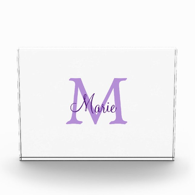 Bloque Para Fotos simple minimal add name monogram pink red   throw  (Anverso)