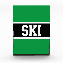 SKI Atletismo negrita Brillante Black White Stripe