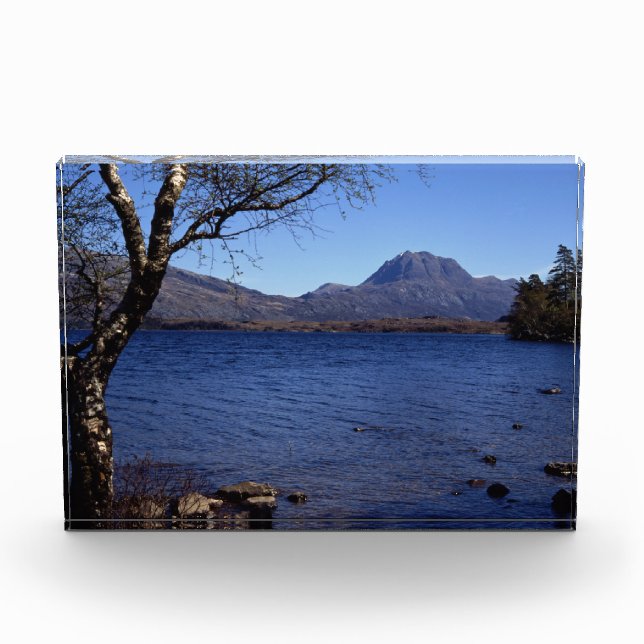 Bloque Para Fotos Slioch Loch Maree Wester Ross Scotland (Anverso)