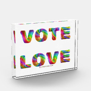 Bloque Para Fotos SlipperyJoe voto amor igualdad pelaje de colores d