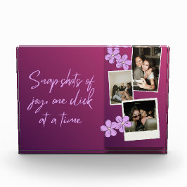 Bloque Para Fotos Snapshots of Joy Custom Photo Collage Block