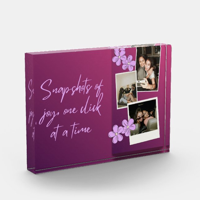 Bloque Para Fotos Snapshots of Joy Custom Photo Collage Block (Izquierda)