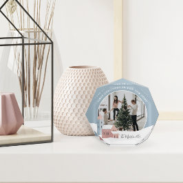 Bloque Para Fotos Snowy Village | First Christmas in Our New Home