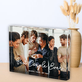 Bloque Para Fotos Sobrecarga de guiones Mejor Pareja Personalizada d