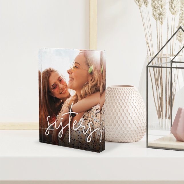 Bloque Para Fotos Sobreposición del guión manuscrito de las hermanas (Subido por el creador)