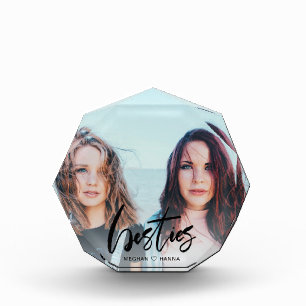 Bloque Para Fotos Sobreposición moderna de caligrafía negra de Besti